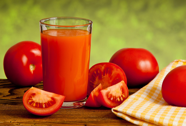Томатный сок и помидоры