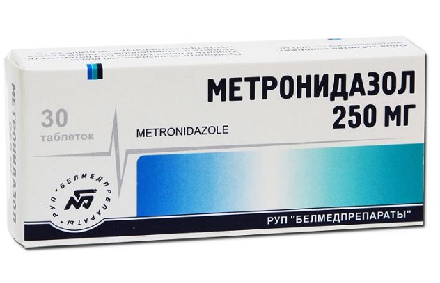 Метронидазол в коробке