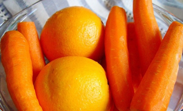 Апельсины и морковь