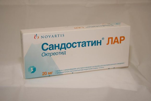 Октреотид - антисекреторный препарат, применяемый при остром панкреатите