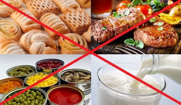 запрещенные продукты диеты при расстройстве кишечника