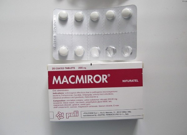 макмирор - таблетки от лямблий